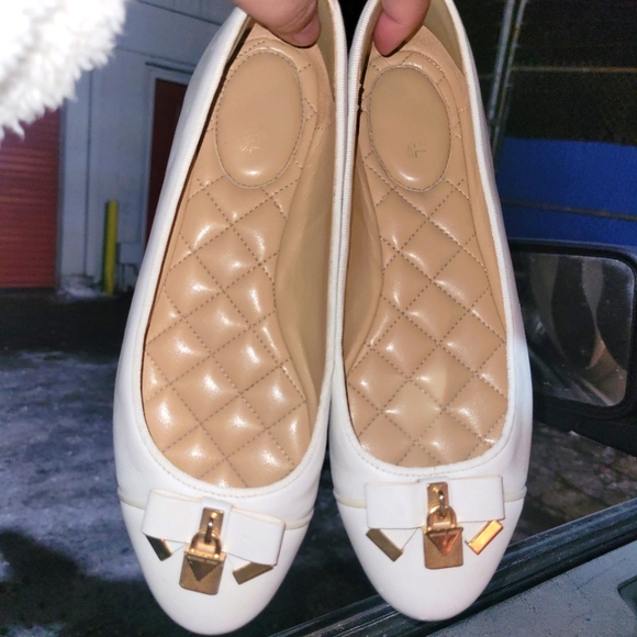 MICHAEL Michael Kors Shoes - Michael Kors White Flats size 6.5